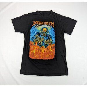 Megadeth Puppet Master Band T-shirt Heavy Metal Rock Tee Black Extra Small